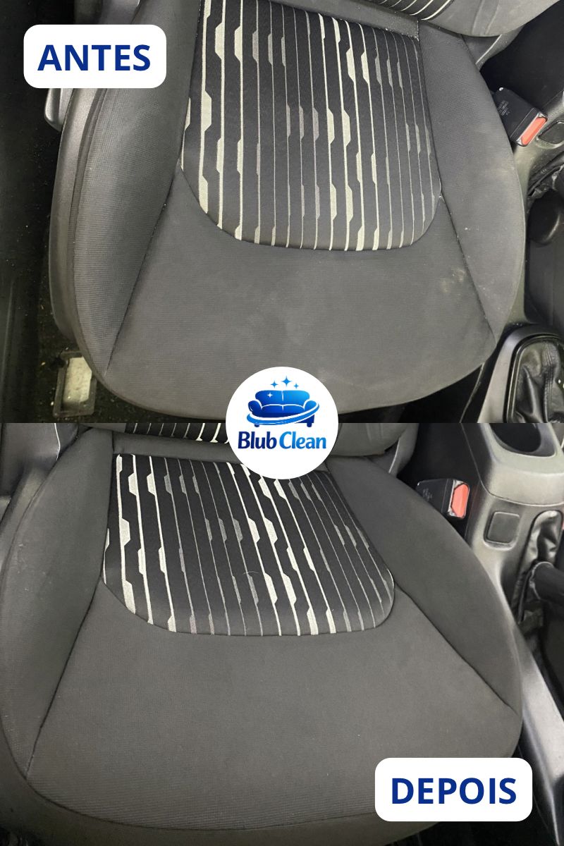 Resultado de higienização automotiva